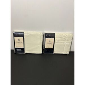 LADY PEPPERELL NO-IRON PERCALE TWIN FITTED and Flat Sheet 180 Thread Count